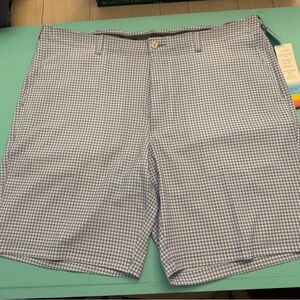 Classic Blue Gingham Men's Shorts